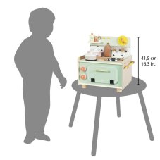 Janod Shiny Grandma Detská drevená kuchynka malá