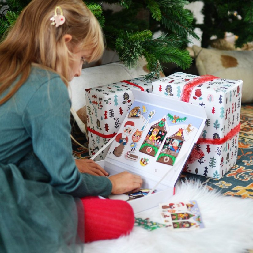 Magnetická kniha Vánoce – Christmas Magnetic Book