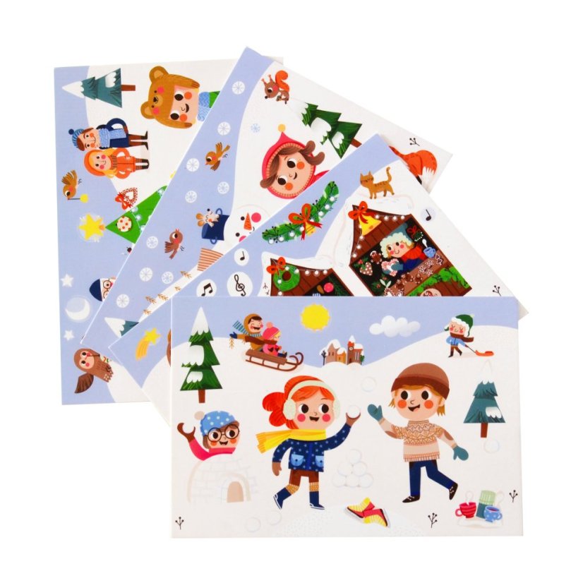Magnetická kniha Vánoce – Christmas Magnetic Book
