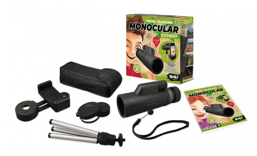 Buki Expert - Monokulární dalekohled pro děti 12x40mm
