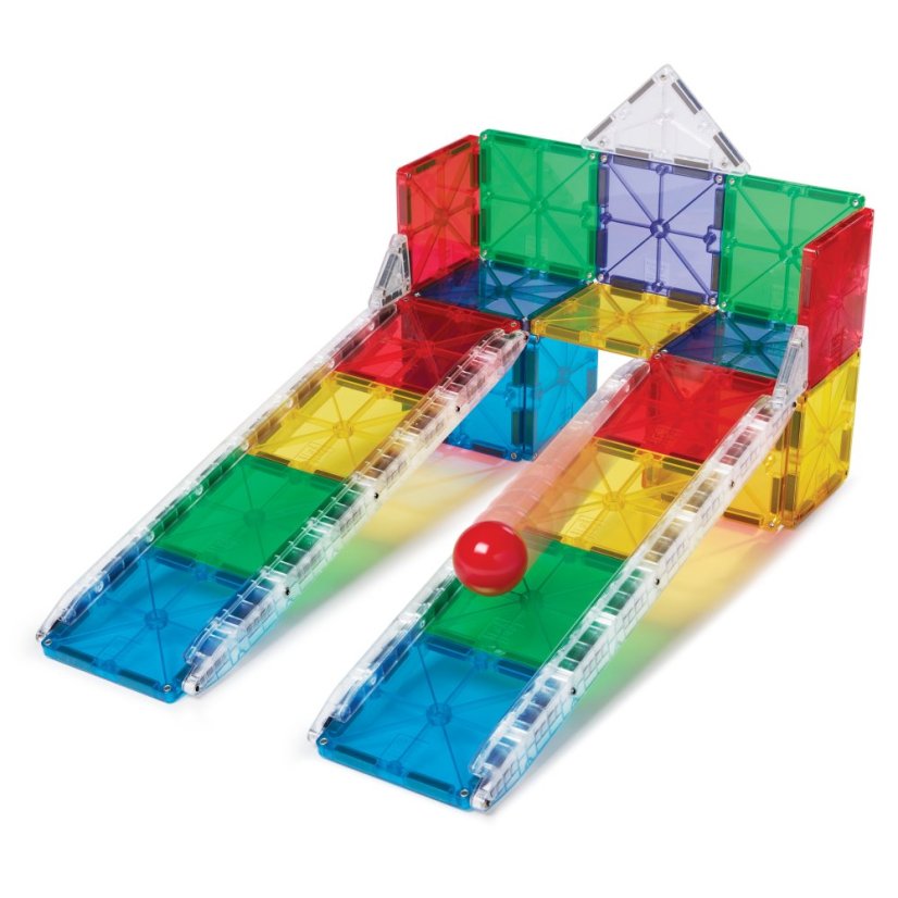 Magnetická stavebnica Magna Tiles Rail Racers 33 dielov