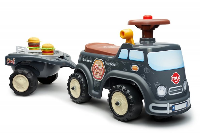Dětské odrážedlo FALK Food Truck s přívěsem