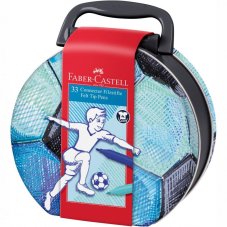 Fixky pre deti  Connector plechová dóza Futbalová lopta  - 33 farieb