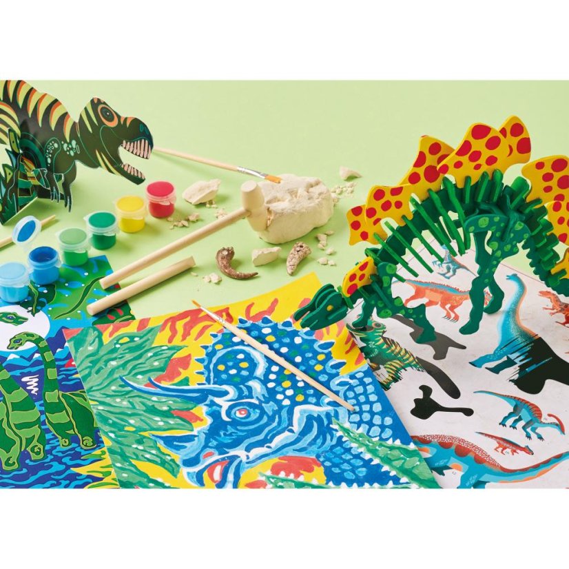 Janod Atelier XXL Kreatívna sada s aktivitami Dinosaury od 7 rokov