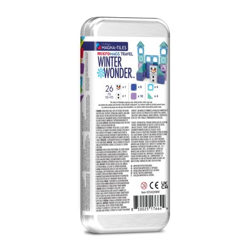 Magnetická stavebnice Magna Tiles Winter Wonderland Travel Set 26 dílů