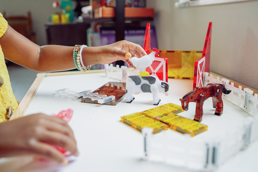 Magnetická stavebnice Magna Tiles Farm Animals 25 dílů