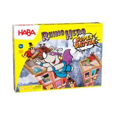 Haba Společenská hra pro děti Rhino Hero Super Bitva