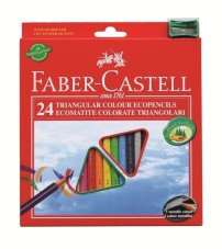 Pastelky Eco Triangular - 24 barev