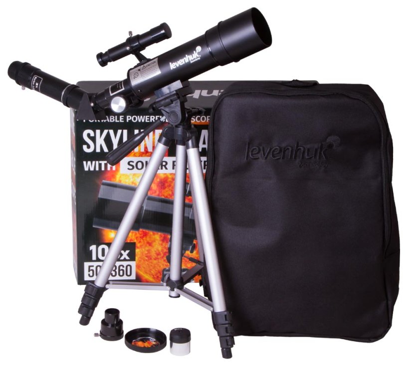 Teleskop pro začátečníky Levenhuk Skyline Travel Sun 50