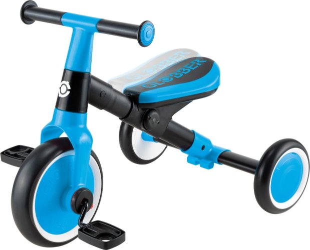 Globber detské odrážadlo trojkolesové - Learning Trike 2v1 - Sky Blue