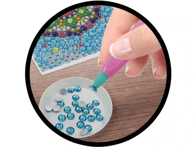 Obraz ze třpytek - Mandala