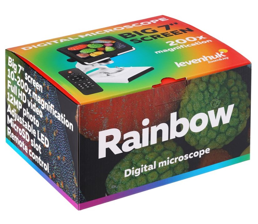 Digitálny mikroskop Levenhuk Rainbow DM700 LCD s diaľkovým ovládaním