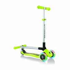 Trojkolesová Kolobežka Globber Primo foldable Lights Lime Green