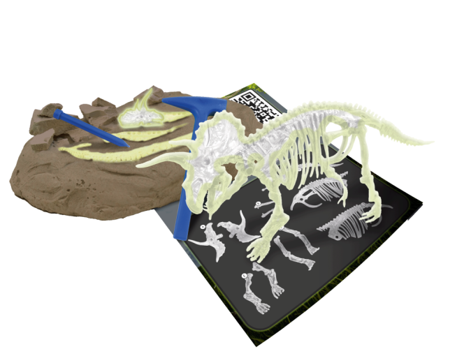 Malý Paleontolog Objev Triceratopse