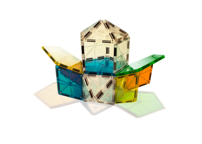 Magnetická stavebnice Magna Tiles Polygons 8 dílů