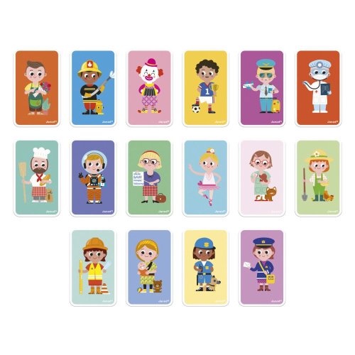 Janod Magnetibook Povolania - Magnetická kniha pre deti