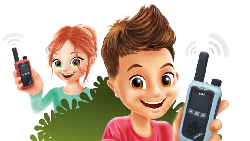 Nabíjecí vysílačky Walkie Talkie s dosahem 5 km