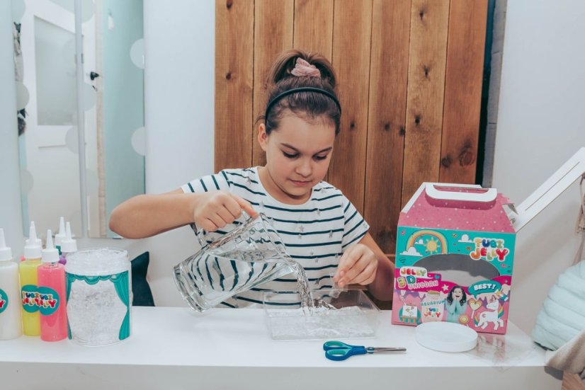 Tubi Jelly Kreativní set s akváriem XL Jednorožec
