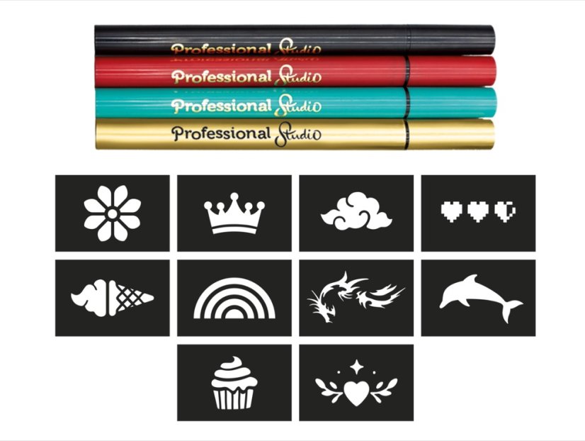 Kreativní sada pro děti - Tetovací pera - GOLD