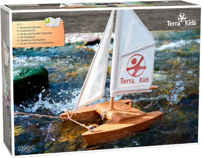 Korková stavebnice Katamarán Terra Kids Haba