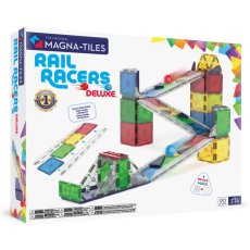 Magnetická stavebnice Magna Tiles Rail Racers Deluxe 90 dílů