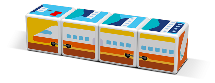 Magicube Transport - Magnetické kocky Doprava 4 diely