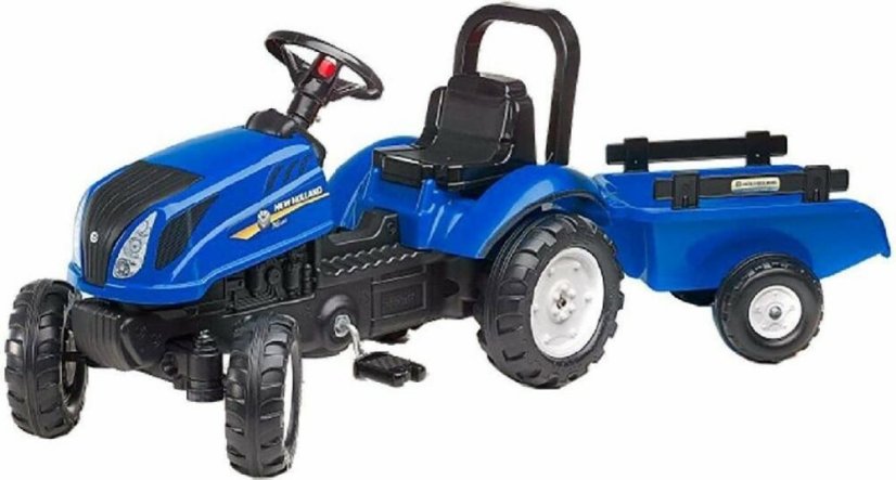 Falk Šlapací traktor 3080 AB Holland T6 s přívěsem