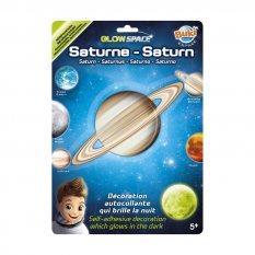 Nalepka Saturn svetielkuje v tme