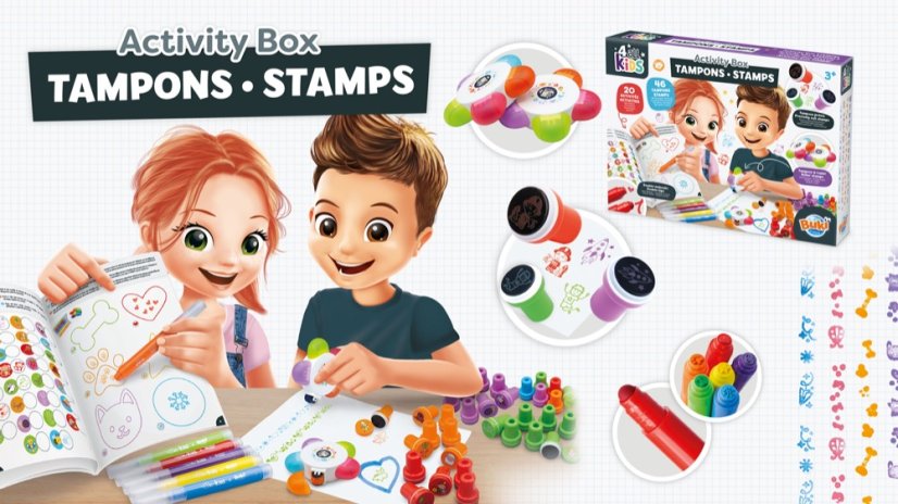 Kreativní sada razítka pro děti