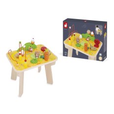 Janod Farm motorický stolek s aktivitami Farma