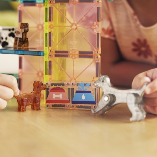 Magnetická stavebnice Magna Tiles Puppy Park 27 dílů