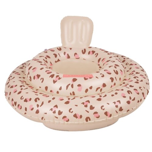 Nafukovacie koleso pre bábätká Old pink Leopard