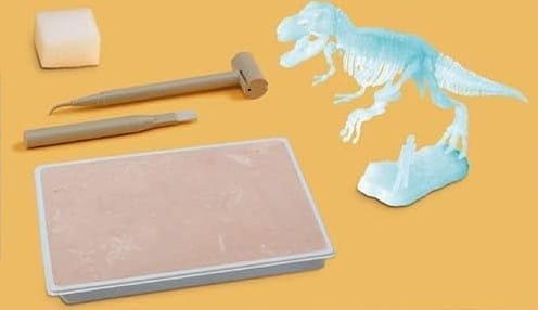 Vykopávky pre deti - T-Rex svietiaci v tme