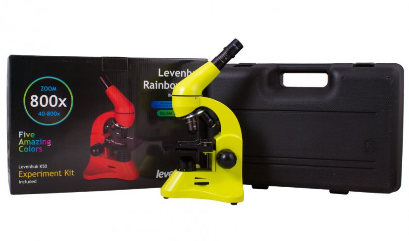Mikroskop Levenhuk  Rainbow 50L Lime
