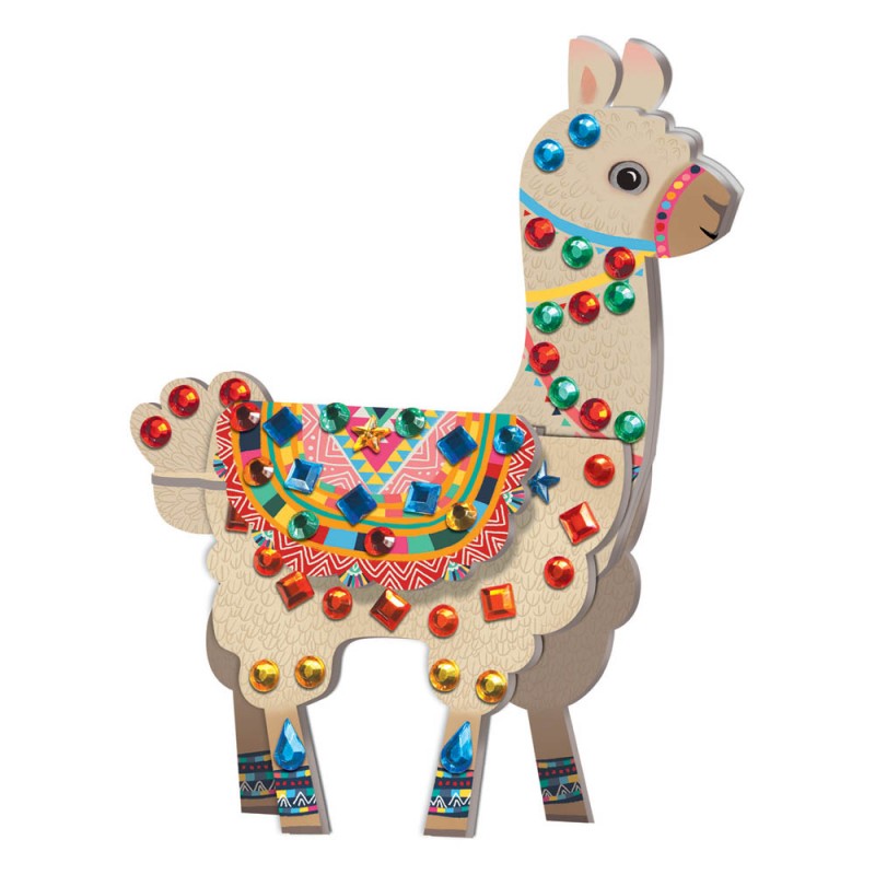 3D Diamantová mozaika pre deti - Zvieratká v Peru