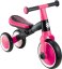 Globber dětské odrážedlo tříkolové - Learning Trike 2v1 - Fuchsia Pink