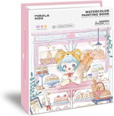 Kreativní kniha Malování vodovými barvami Dessert Princess