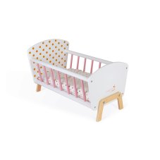 Janod drevená postieľka pre bábiky Candy Chic