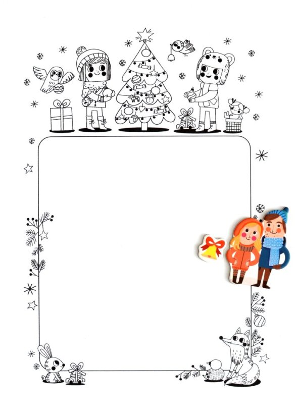 Magnetická kniha Vánoce – Christmas Magnetic Book