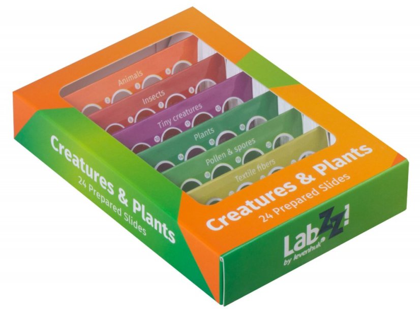 Preparáty pod mikroskop - rastliny a živočíchy 