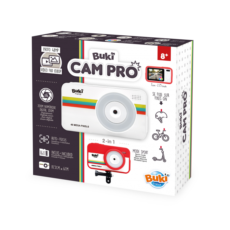 Dětská akční kamera CamPro – Kamera 2v1