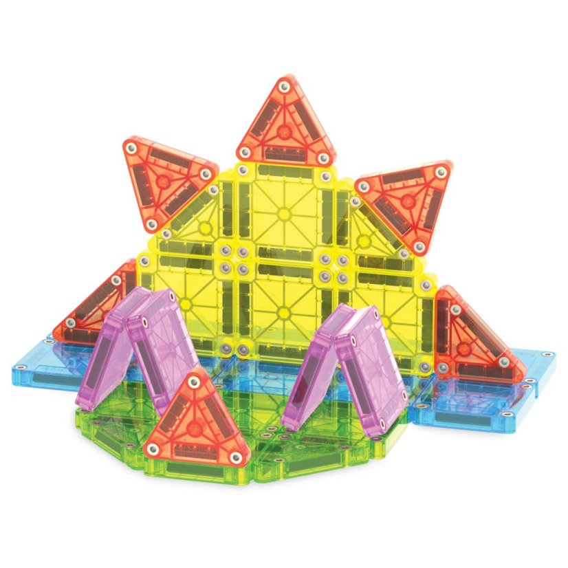 Magnetická stavebnice Magna Tiles Travel Set Deluxe 55 dílů