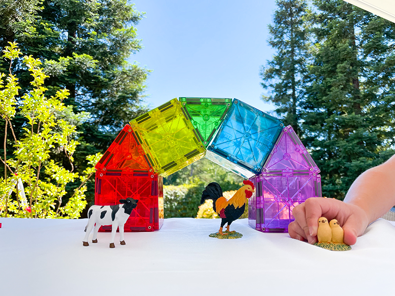 Magnetická stavebnice Magna Tiles Metropolis 110 dílů