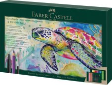 Akvarelové pastelky Faber-Castell A. Dürer a Pitt Artist Pen – set 46 ks