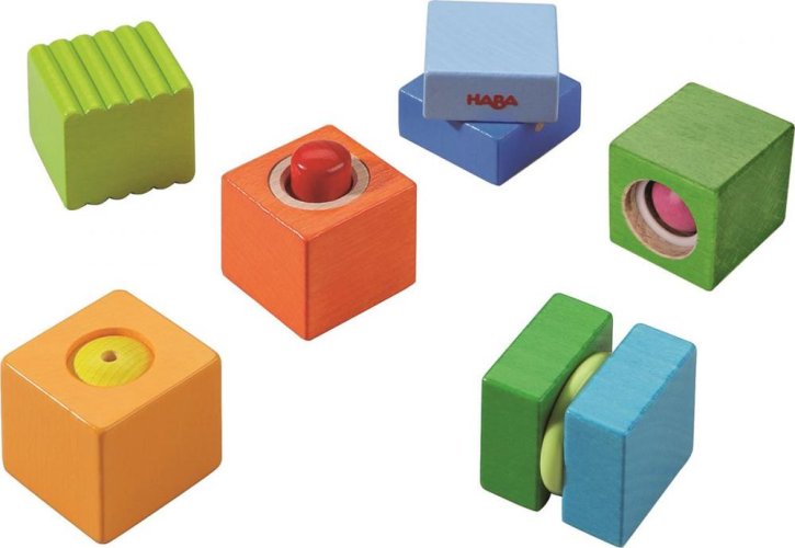 Haba Dřevěné kostky se zvuky 6 ks
