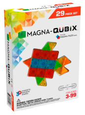 Magnetická stavebnica Magna Tiles Qubix 29 dielov