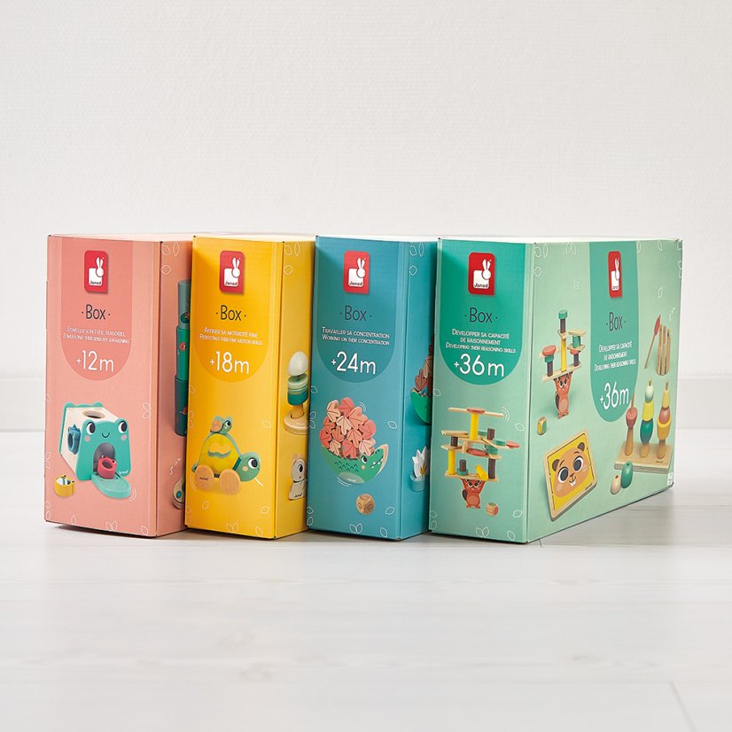 Janod Box Stimulace smyslového vnímání u dětí od 12 měsíců