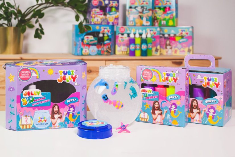 Tubi Jelly Kreativní set s akváriem XL Mořská panna