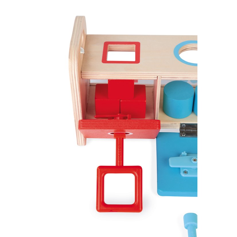 Vkládání a třídění s klíčky a zámky Montessori Janod