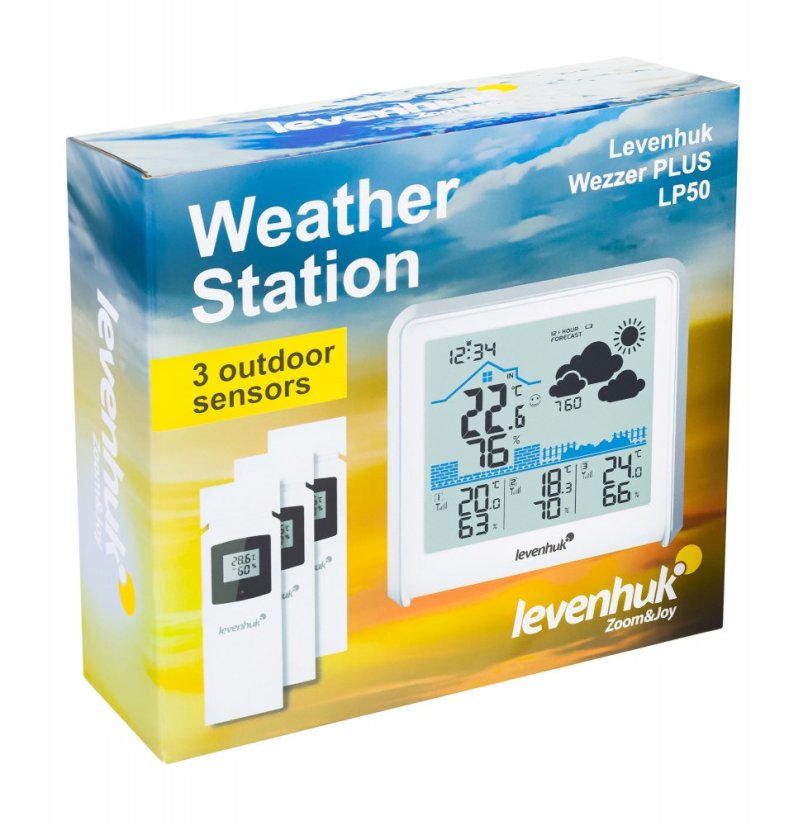 Meteorologická stanica Levenhuk Wezzer PLUS LP50 - balenie